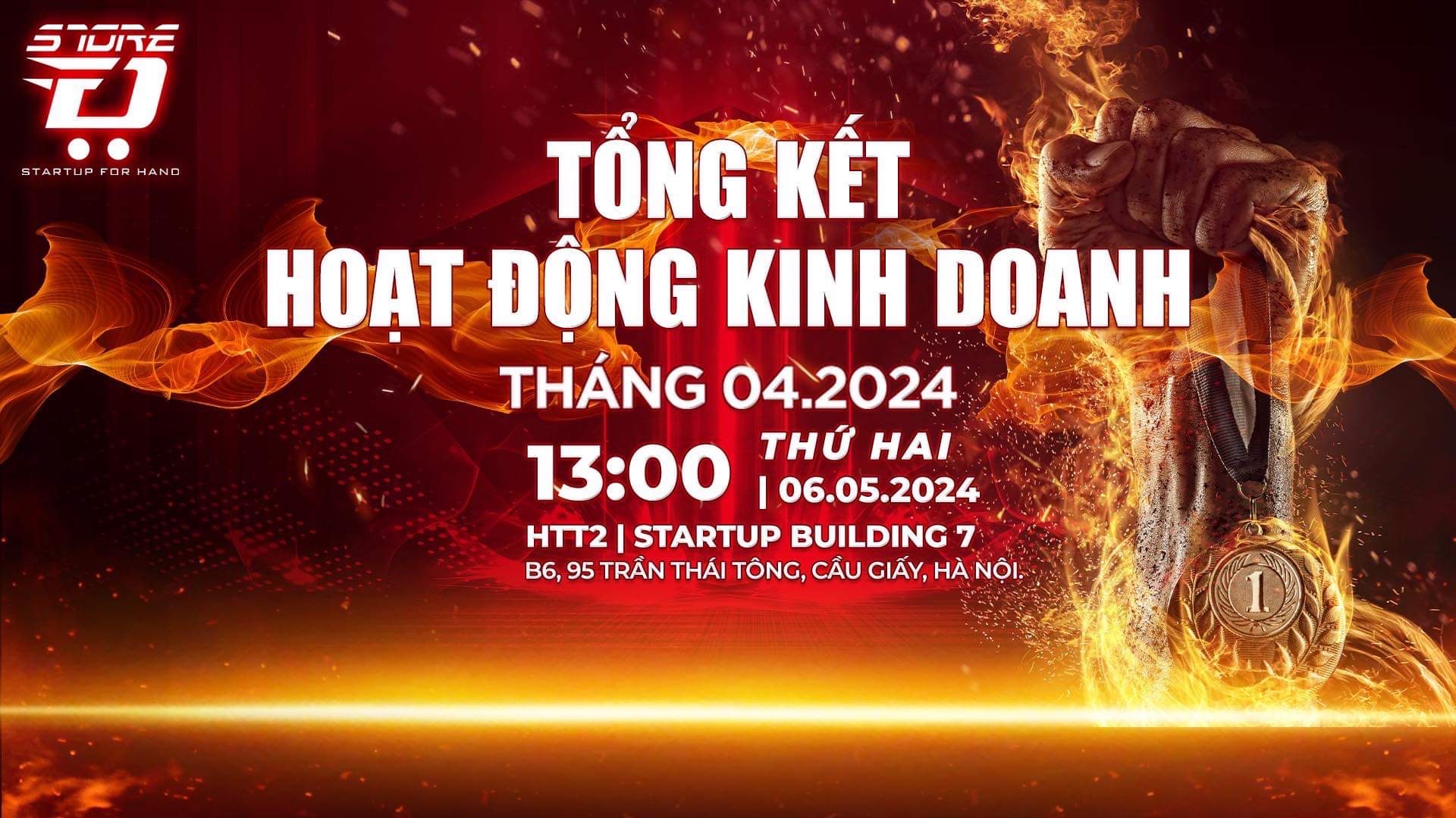 Tổng kết kinh doanh tháng 4 - Dstore Hà Nội