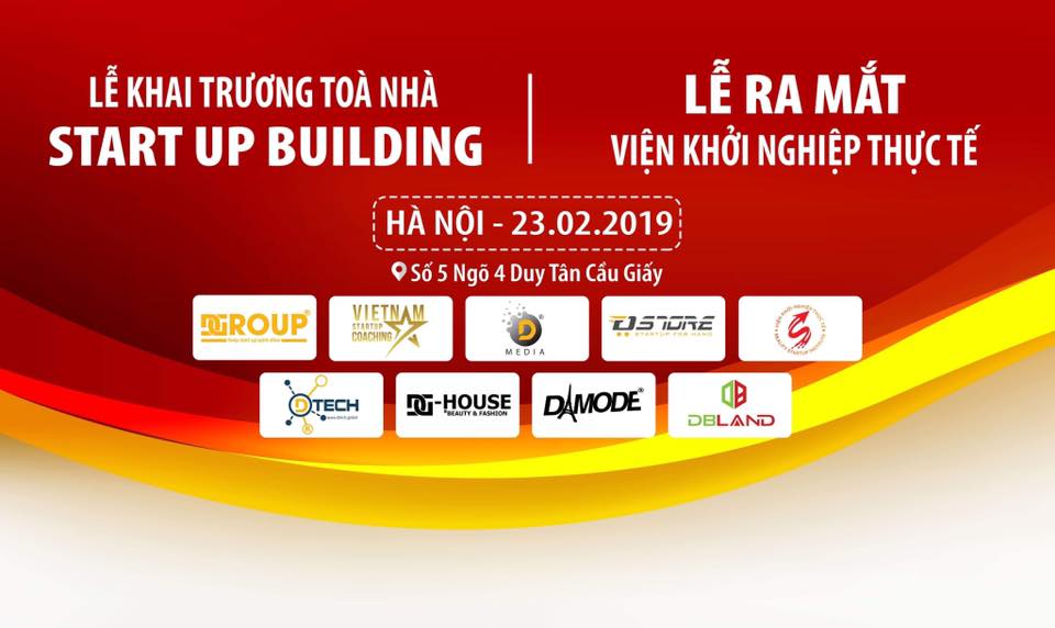 THƯ MỜI LỄ KHAI TRƯƠNG STARTUP BUILDING 2 TẠI HÀ NỘI