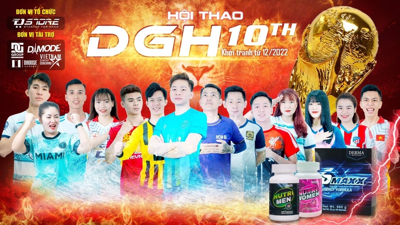 DGROUP HOLDINGs - ĐỒNG HÀNH CÙNG MÙA GIẢI HỘI THAO LẦN THỨ X