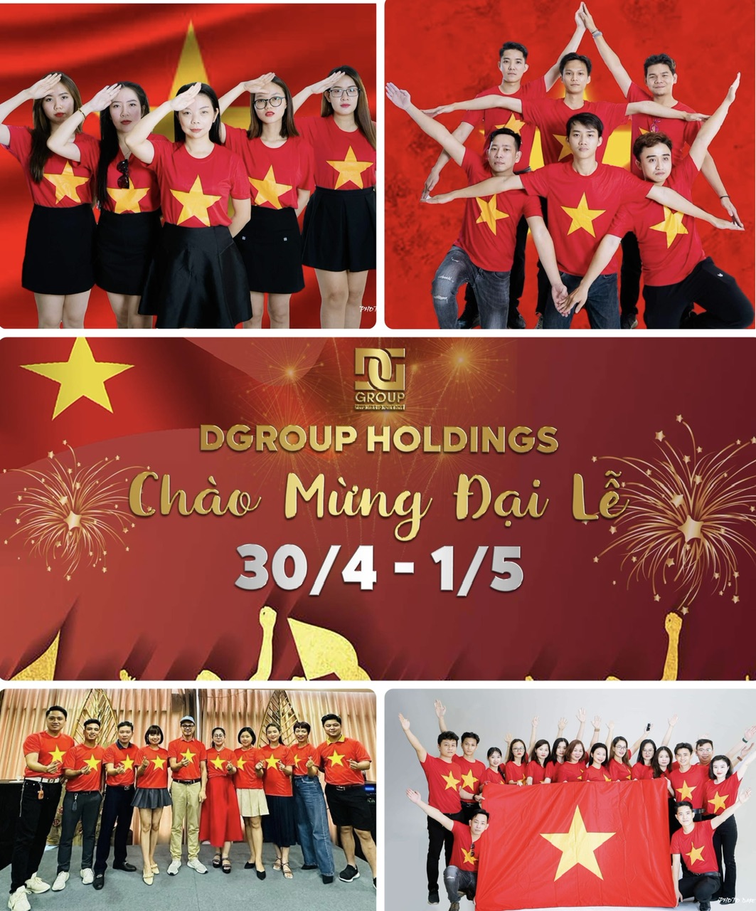 DGROUP HOLDINGs CHÚC MỪNG NGÀY GIẢI PHÓNG MIỀN NAM THỐNG NHẤT ĐẤT NƯỚC