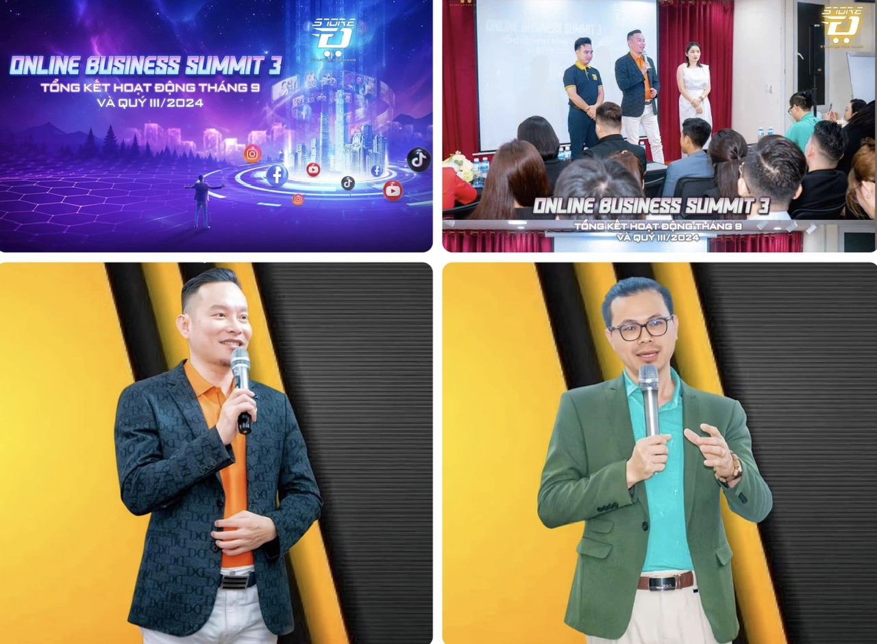 ONLINE BUSINESS SUMMIT 3 - TỔNG KẾT HOẠT ĐỘNG KINH DOANH THÁNG 9 VÀ QUÝ III/2024 DSTORE HỒ CHÍ MINH